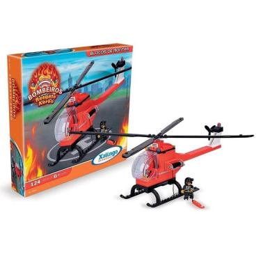 Imagem de Blocos de montar Bombeiro Resgate Aéreo 06309 - Xalingo