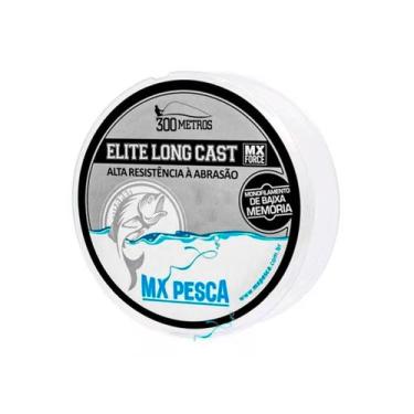 Imagem de Linha MX Pesca MX Elite Long Cast 300m Monofilamento Transparente 0.90
