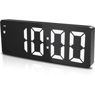 Imagem de Relógio Radio Digital LED Marca Horas Graus Data Q-2151 - Home Goods