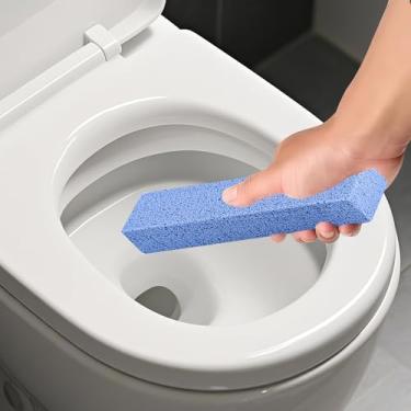 Imagem de 6 peças de pedra de limpeza de vidro de espuma, pedra de limpeza reutilizável para grelhas de churrasco, grelha e remoção de manchas de fogão de vidro (azul)