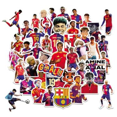 Imagem de 50 adesivos de garrafa de água para jogadores de futebol, adesivos para álbuns de fotos, skate, telefones, laptop, adesivo de vinil à prova d'água para adultos, amigas, adolescentes, irmã 3