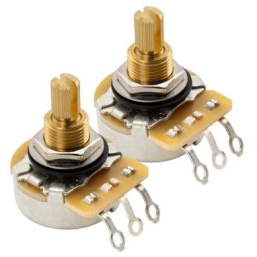 Imagem de Kit Potenciômetros CTS Eixo Médio Les Paul Junior 500K - Tone e Volume