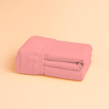 Imagem de Lençol Avulso Com Elástico Algodão Arte Cazza Amarelo Solteiro