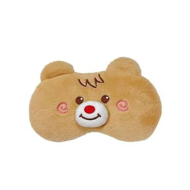Imagem de Máscara de dormir Cute Bear Plush Máscara de olhos de desenho animado 