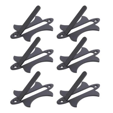 Imagem de Pissente Gancho de Crânio de Veado, Cabide de Montagem Em Crânio Resistente, pó de Aço Carbono Revestido Com 6 Ganchos e Parafusos de Montagem para Exibição de Troféu de Antílope de Veado