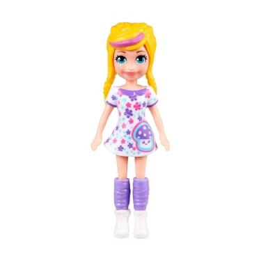 Imagem de Polly  Vestido Branco Cogumelo - Mattel