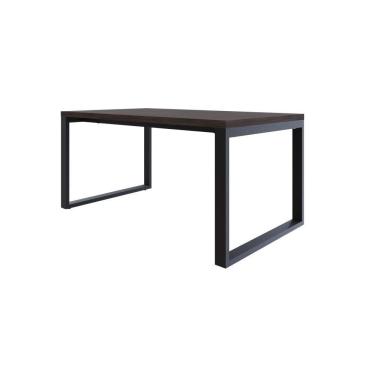 Imagem de Mesa De Jantar Queens 160x90x77cm Qemj9160 Terracota - Est.preta Terracota/est.preta