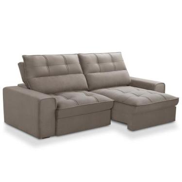 Imagem de Sofá Retrátil Reclinável Para Sala 3 Lugares 230cm Albane F04 Veludo M