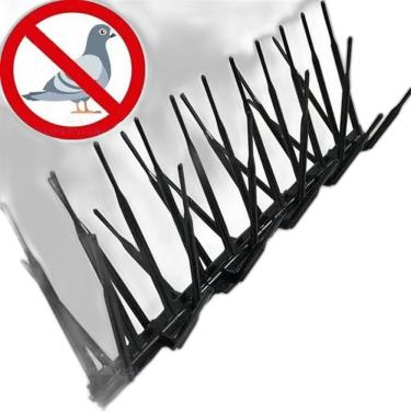 Imagem de 25 Metros Espículas Antipombos 75 Peças Inibe Acesso De Aves