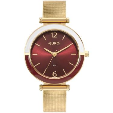 Imagem de Relógio Euro Feminino Glitz Dourado - Eu2035yxq-4v