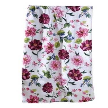 Imagem de Dohler Toalha de Banho Felpuda Estampa Floral Jade Dohle