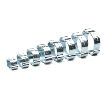 Imagem de 70PCS Braçadeira de orelha dupla O Clips-Crimp Clip Air Silicone Gasolina Água Combustível Mangueira Tubulação Aço Inoxidável Braçadeiras de Mangueira Anel Cinch OROAOBOMT