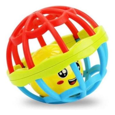 Imagem de Chocalho Mordedor Bebê Menino Menina Macio Brinquedo - Toy King