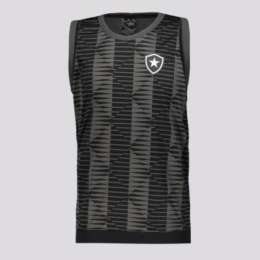 Imagem de Regata Botafogo Division Infantil Cinza e Preta-Unissex