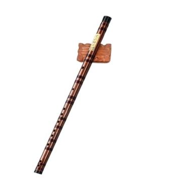 Imagem de Flauta de bambu flauta profissional para iniciantes flauta F chave E chave G instrumento de flauta transversal (chave A-C)