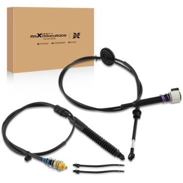 Imagem de maXpeedingrods Cabo de câmbio de transmissão para Chevrolet Silverado 1500 2500 3500 1999-2007, GMC Sierra 1500 2500 3500 1999-2007 Kit de cabo de mudança de transmissão automática 12477640