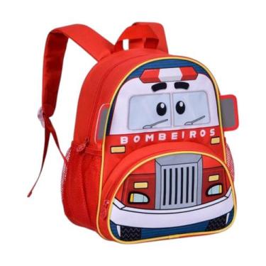 Imagem de Mochila Escolar De Costas Infantil Creche Clio Pets Zoo Insetos E Anim