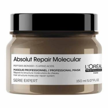 Imagem de Máscara de Tratamento L'Oréal Professionnel Absolut Repair Molecular 150ml-Unissex