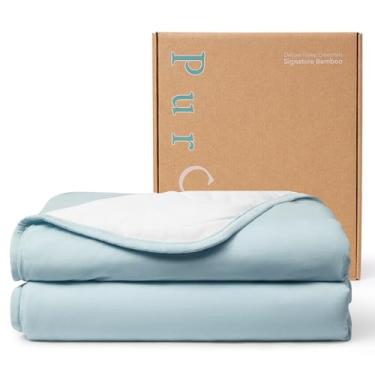 Imagem de PurComfy Edredão infantil supermacio, cobertor de berço de viscose de bambu premium, colcha de berço respirável de 1,0 tog para todas as estações 99 cm × 149 cm