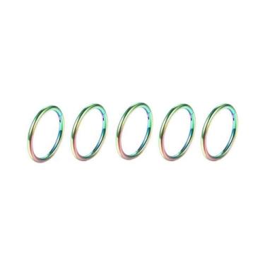 Imagem de Piercing De Aço Inoxidável 16G Com Anel Articulado Para Nariz, Septo, 
