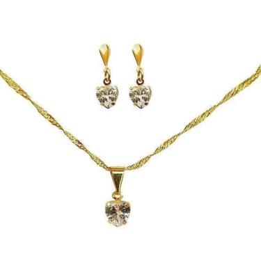 Imagem de Brinco Feminino Coração Lindo e Confortável Aço Inox Anti Alérgico - N