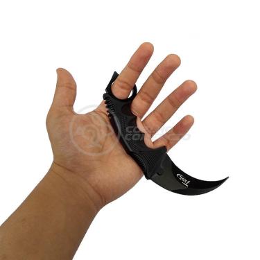 Imagem de Knife Black Karambit Preto Inox Counter Strike