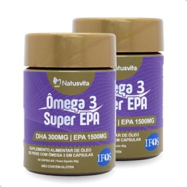 Imagem de Kit 2und. 120 cáps Ômega 3 SUPER EPA 1.500mg. Selo IFOS