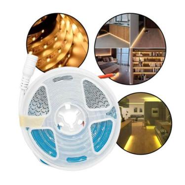 Imagem de Fita de Iluminação LED 5 Metros 12V Luz Quente 3000K - Genérica