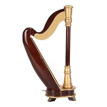 Imagem de Acouto Réplica de Instrumento Musical Em Miniatura Com Estojo - Decoração de 7,9 Polegadas, Decoração de Mesa Perfeita, Sala de Música e como um Presente Atencioso para Músicos e Amantes da Música