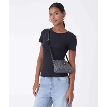 Imagem de Blusa Feminina Básica Manga Curta Marisa-66597, Preto, GG