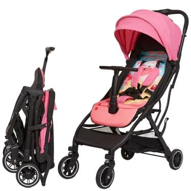 Imagem de Cool Kids Carrinho de bebê com guarda-chuva portátil, com função de dobramento automático, adequado para caminhadas, compras e parques de diversões