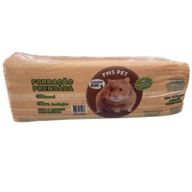 Imagem de Serragem Prensada Para Hamster Coelho Roedores 800g Pinus Absorção Umi
