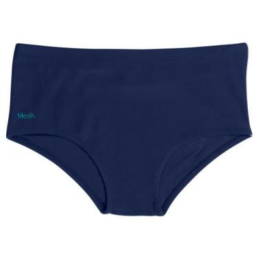 Imagem de Sunga Lisa com Vivo Mash Masculina, P, Azul marinho