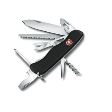 Imagem de Canivete Suíço Victorinox Outrider 11,1cm Preto 14 funções Original 0.