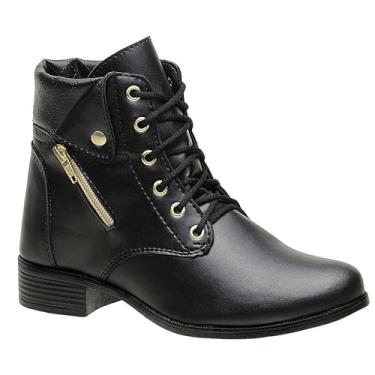 Imagem de Coturno Feminino Cano Medio com Sola Alta Oversize Elastico no Tornozelo Design Moderno Confortavel Versatil