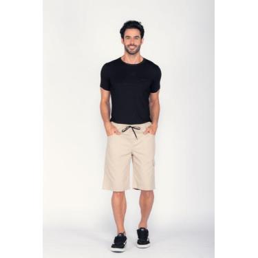 Imagem de Bermuda Macaw 7850 Bege Elástico Sarja, Bege, G