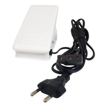 Imagem de Pedal Acelerador  Máquina De Costura Doméstica Singer Elgin, Branco, B