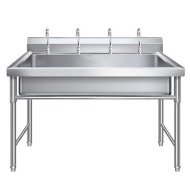 Imagem de Lava-louça para uso ao ar livre, lava-louça de aço inoxidável, lava-louça para serviço, lava-louça independente, lava-louça de cozinha de uma só tigela, lava-louças de restaurante comercial, lavatório