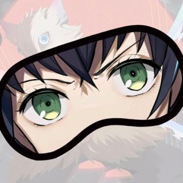 Imagem de ZJchao Almofada de Olho de Compressa Fria, Alívio Reutilizável Fadiga Ocular, Bloqueio de Luz Dos Olhos Inchados, Com Padrões Bonitos de Desenhos Animados, para Dormir (Tipo 4)