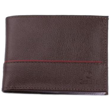 Imagem de Carteira Casteliê 1618 Couro Masculina - Marrom, Único