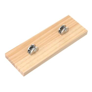 Imagem de Generic Cavalete de exibição de vidro em madeira, decorativo, ajustável e versátil para fotos, azulejos, imagens, escritório e feiras comerciais.