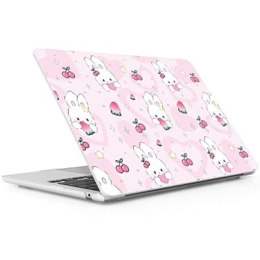 Imagem de Lepeoac Capa para MacBook Air de 13,5 polegadas M4 M3 M2 2025 versão 2024-2022 modelo A3240 A3113 A2681, capa rígida de plástico resistente e protetor de tela para MacBook Air M2 de 13 polegadas