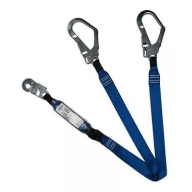 Imagem de Talabarte Fita Em Y Com Absvidor De Queda Trabalho Altura - Life Cinto