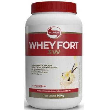 Imagem de Whey Fort Vitafor Proteína Concentrada para Ganho de Massa e Recuperação Muscular Rápida-Unissex
