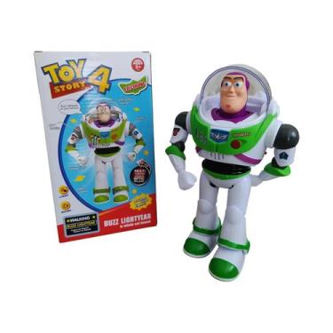 Imagem de Boneco Robô Elétrico Buzz Lightyear Toy Story Figura De Ação Da Pixar 