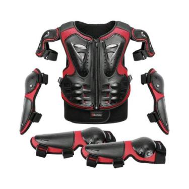 Imagem de Colete De Armadura Para Crianças, Jaqueta Protetora Para Motocross, Jo