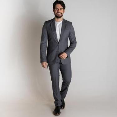 Imagem de Costume Calvin Klein Essentials Slim Fit Cinza-Masculino