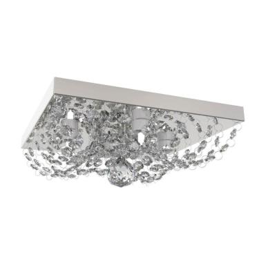 Imagem de Plafon De Cristal  Quadrado 25Cm Lavabo  Hall