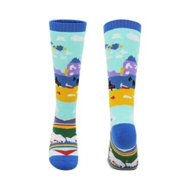 Imagem de Meias Térmicas Infantis Para Esqui E Caminhada De Inverno Para Meninos