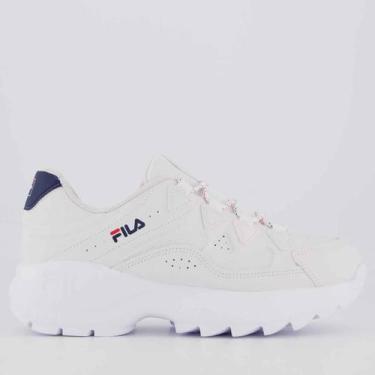 Imagem de Tênis Fila Evolux Branco e Marinho, 42